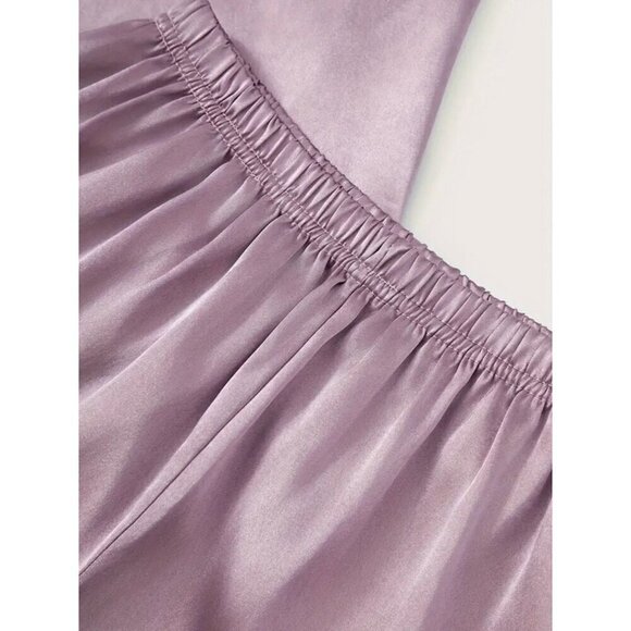 Lavender Satin Pajama Set - Size 4 - Picture 4 of 8